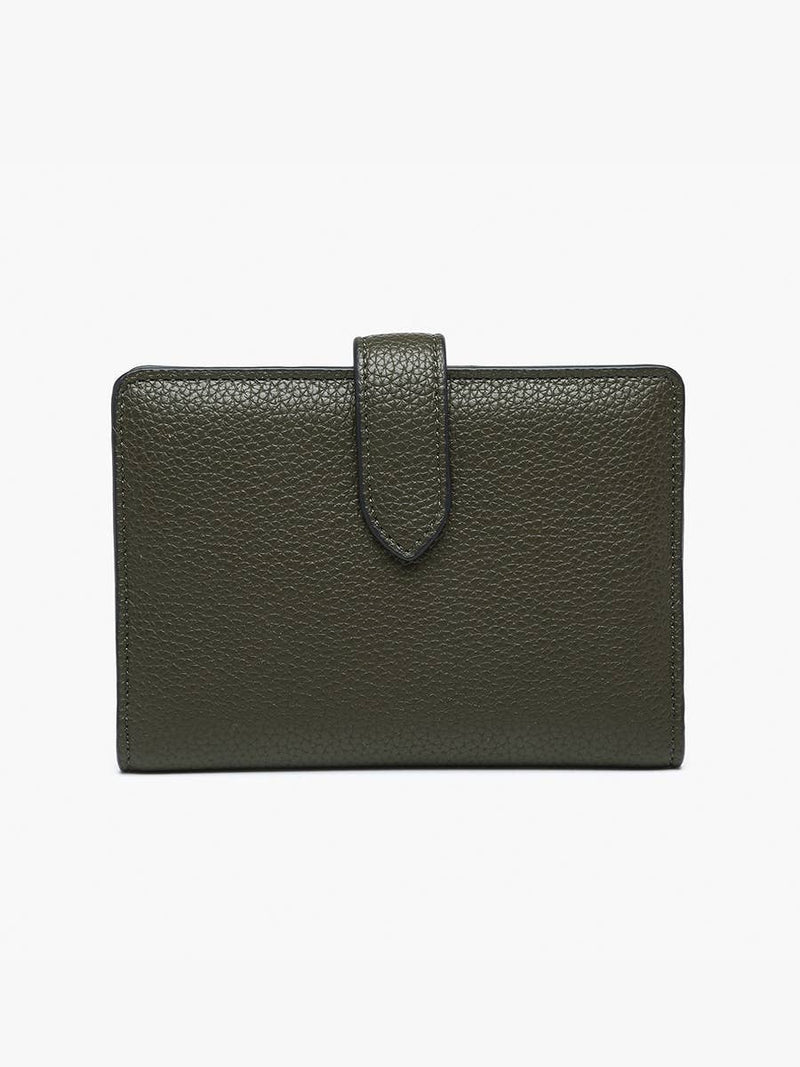 Jane Black Snap Cover Bi-Fold Wallet