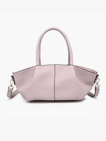 Mauve Karen Dual Handle Baguette Bag