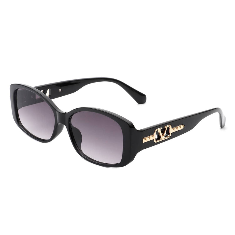 Olivia Rectangular Narrow Square Sunglasses (5 Colors)