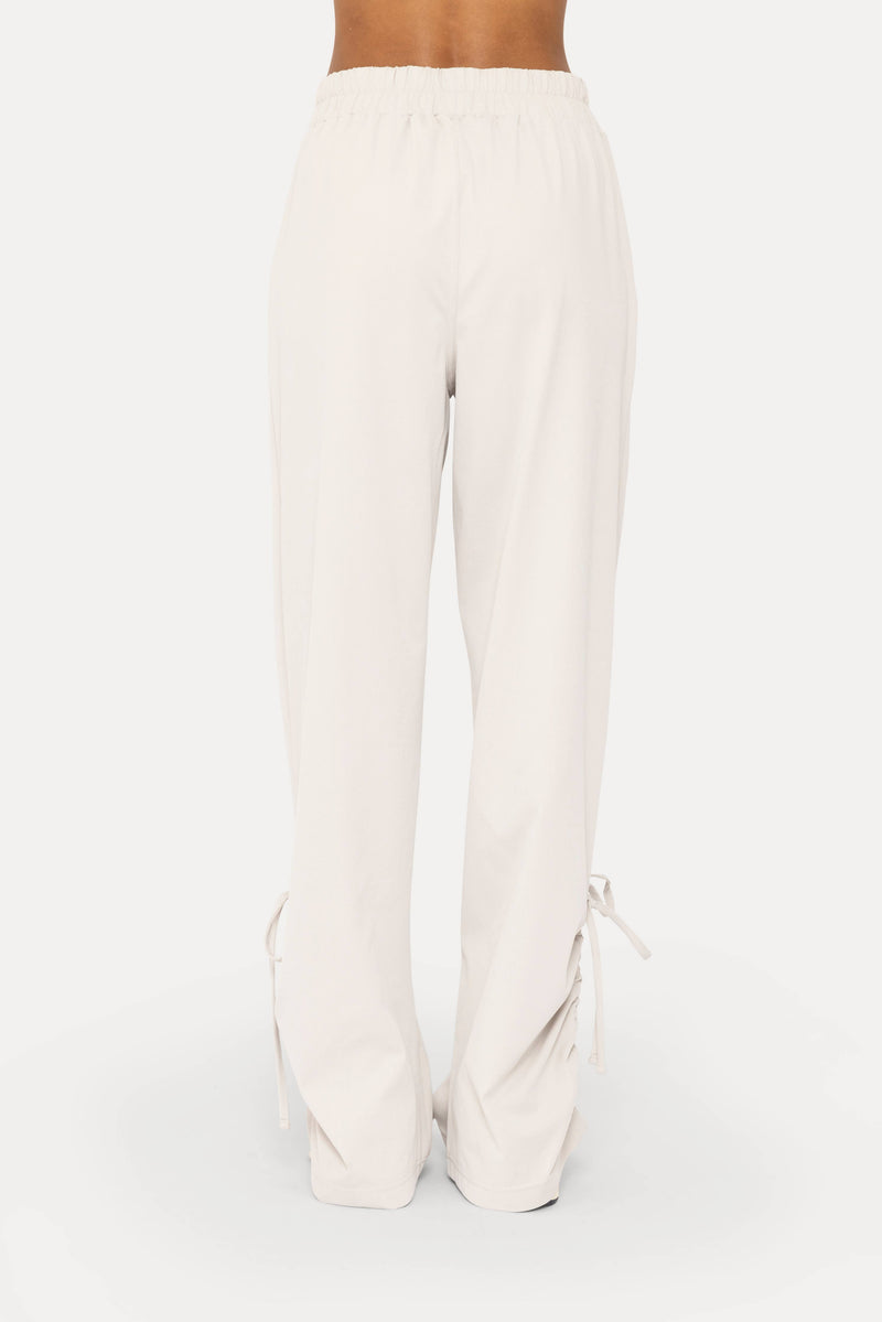 Pale Grey Wide Leg Pants