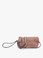 Kendall Light Beige Crossbody/Wristlet w/ Twist Lock