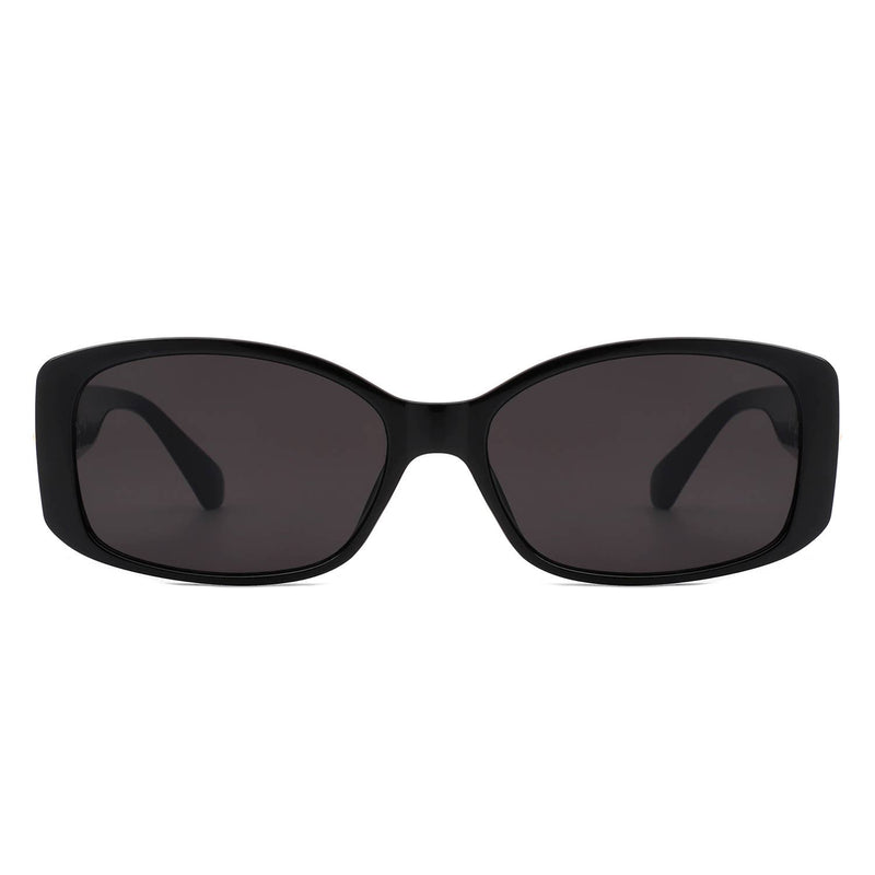 Olivia Rectangular Narrow Square Sunglasses (5 Colors)