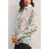 Bue Paisly Floral Collared Shirt