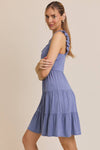 Square Neck Tiered Dress