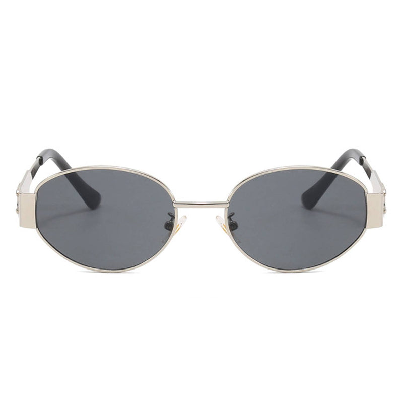 90s Vintage CC Round Sunglasses