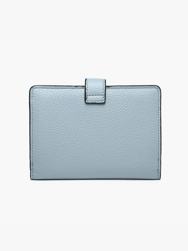 Jane Dark Olive Snap Cover Bi-Fold Wallet