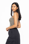 Ivy Green Ribbed Tube Top