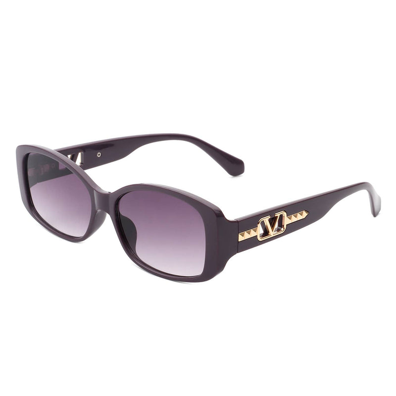 Olivia Rectangular Narrow Square Sunglasses (5 Colors)