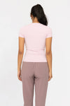 Essential Short-Sleeved Lilac Top