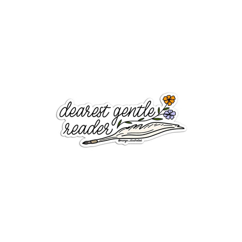 Dearest Gentle Reader Sticker