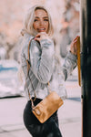 Kendall Mocha Crossbody/Wristlet w/ Twist Lock