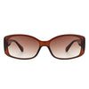 Olivia Rectangular Narrow Square Sunglasses (5 Colors)