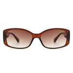 Olivia Rectangular Narrow Square Sunglasses (5 Colors)