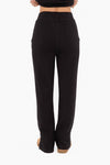 Black Wide Leg Lounge Pants