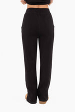 Black Wide Leg Lounge Pants