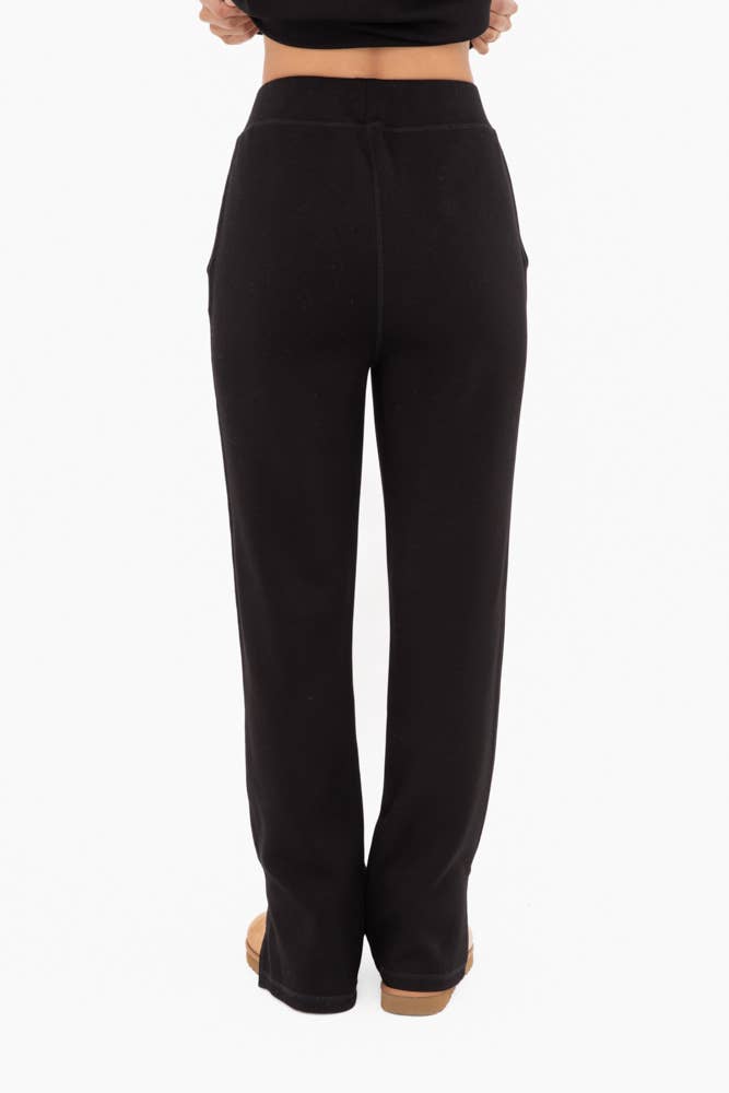 Black Wide Leg Lounge Pants