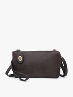 Kendall Light Beige Crossbody/Wristlet w/ Twist Lock