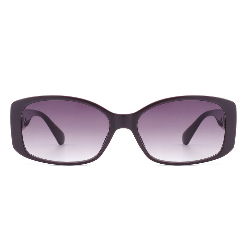 Olivia Rectangular Narrow Square Sunglasses (5 Colors)