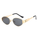 90s Vintage CC Round Sunglasses