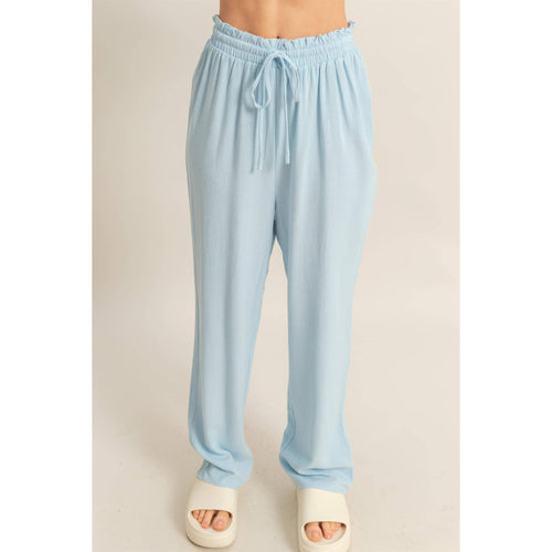 Light Blue Cotton Pants