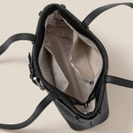 Brown Rectangle Belt Strap Faux Leather Shoulder Bag