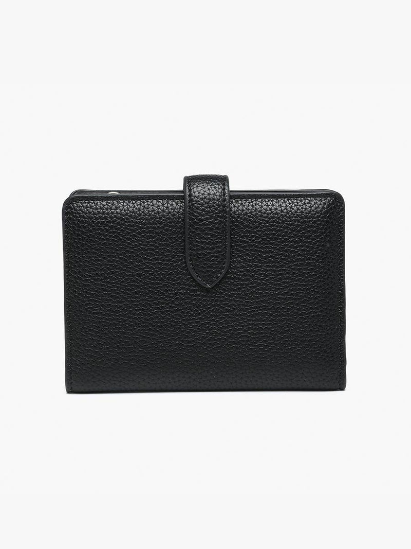 Jane Dark Olive Snap Cover Bi-Fold Wallet