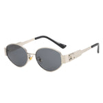 90s Vintage CC Round Sunglasses