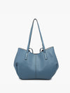Celeste Brown Distressed Hobo Bag