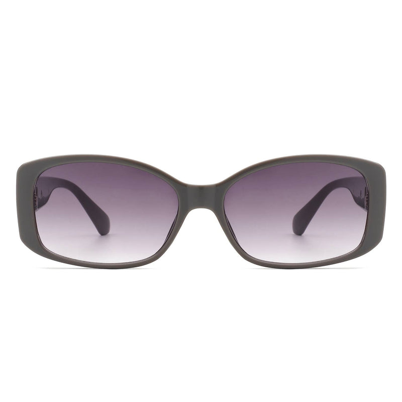 Olivia Rectangular Narrow Square Sunglasses (5 Colors)