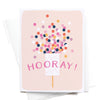 Hooray! Confetti Popper Greeting Card