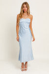 Cinderella Satin Maxi Dress