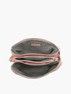 Izzy Quilted Mauve Crossbody Bag
