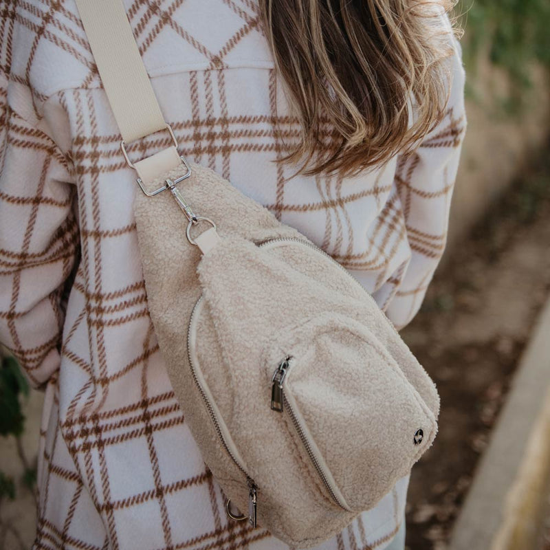 Anna Sherpa Sling Bag | 3 Colors