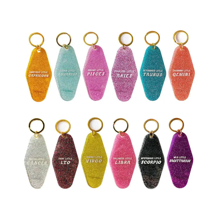 Zodiac Collection Motel Keychain