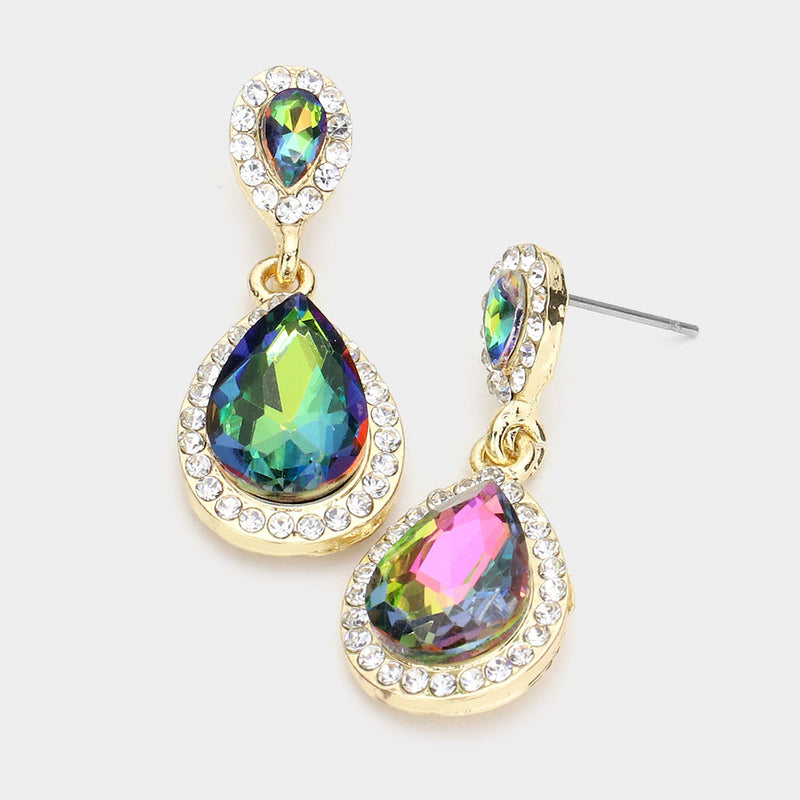 Vitrail Teardrop Earrings