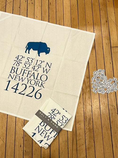 Buffalo NY Flour Sack Kitchen Towel