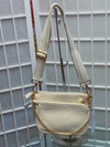 Alexa Faux Leather Double Bag W strap