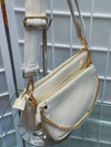 Alexa Faux Leather Double Bag W strap