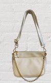 Alexa Faux Leather Double Bag W strap