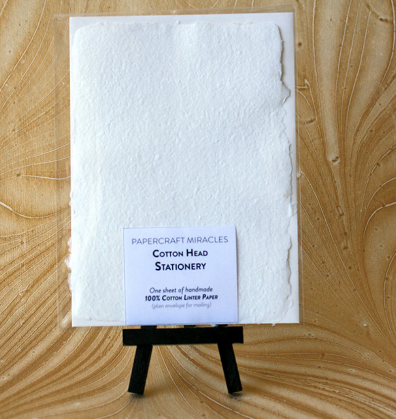Cotton Head Stationary Single Sheet - Paper Craft Miracles