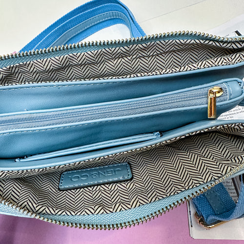 Izzy Light Blue Crossbody Bag