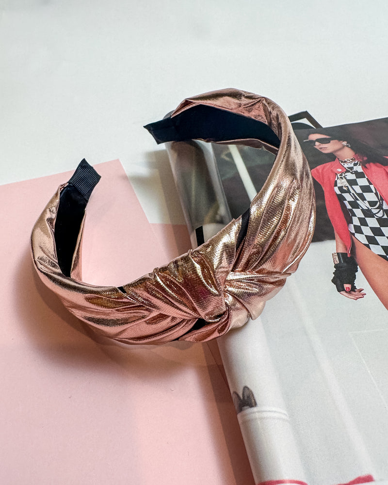 Metalic Knotted Headband