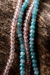 8mm Aqua Jade Natural Gemstone Bracelet (2 Styles)