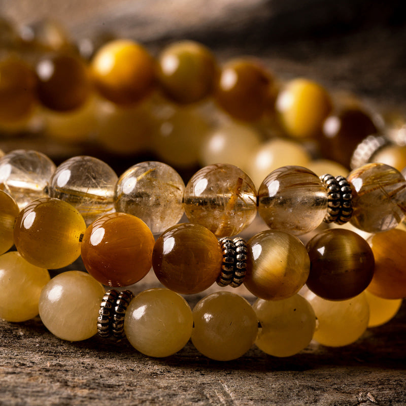 Yellow Calcite Natural Gemstone Bracelet