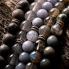 Grey Picasso Jasper Natural Gemstone Bracelet