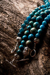 Neon Apatile Natural Gemstone Bracelet (2 Styles)